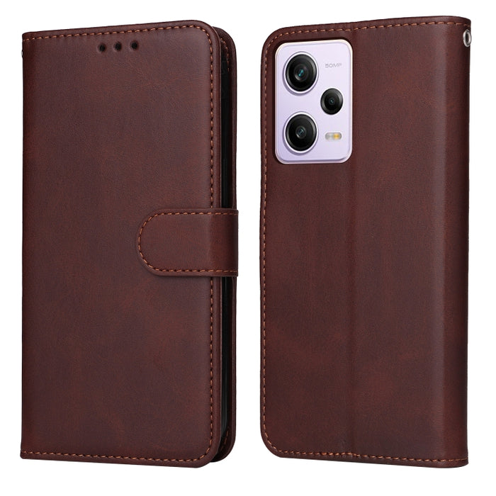 Estuche clásico de cuero con tapa y textura de becerro, For Xiaomi Redmi A1+, For Xiaomi Redmi 11 Prime 4G, For Xiaomi Redmi Note 12 China, For Xiaomi Redmi Note 12 Pro 5G China, For Xiaomi Redmi Note 12 Pro+ China