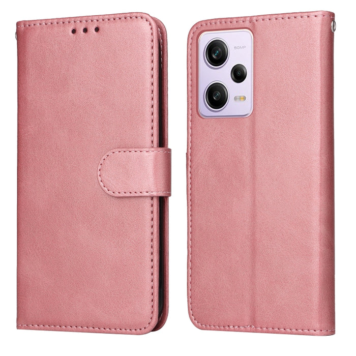 Estuche clásico de cuero con tapa y textura de becerro, For Xiaomi Redmi A1+, For Xiaomi Redmi 11 Prime 4G, For Xiaomi Redmi Note 12 China, For Xiaomi Redmi Note 12 Pro 5G China, For Xiaomi Redmi Note 12 Pro+ China