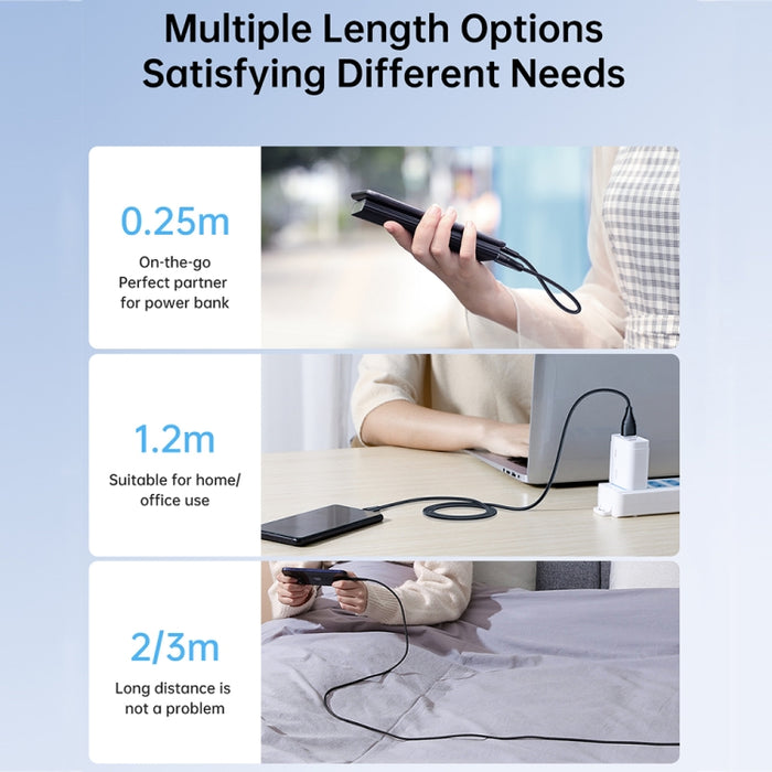 JOYROOM 20W Tipo-C a 8 pines Surpass Series Cable de datos de carga rápida