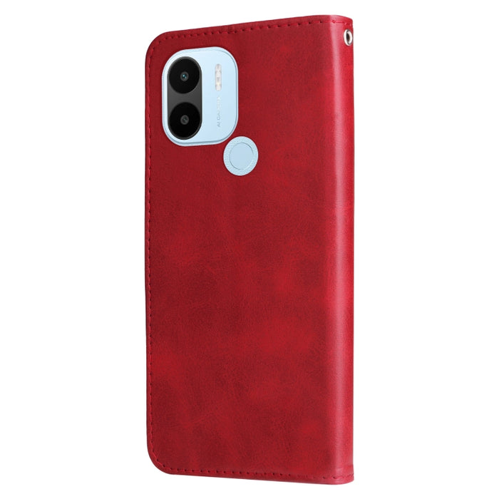 Estuche para teléfono de cuero con cremallera y textura de becerro, For Xiaomi Redmi A1+, For Xiaomi Redmi 11 Prime 4G, For Xiaomi Redmi Note 12 China, For Xiaomi Redmi Note 12 Pro 5G China, For Xiaomi Redmi Note 12 Pro+ China