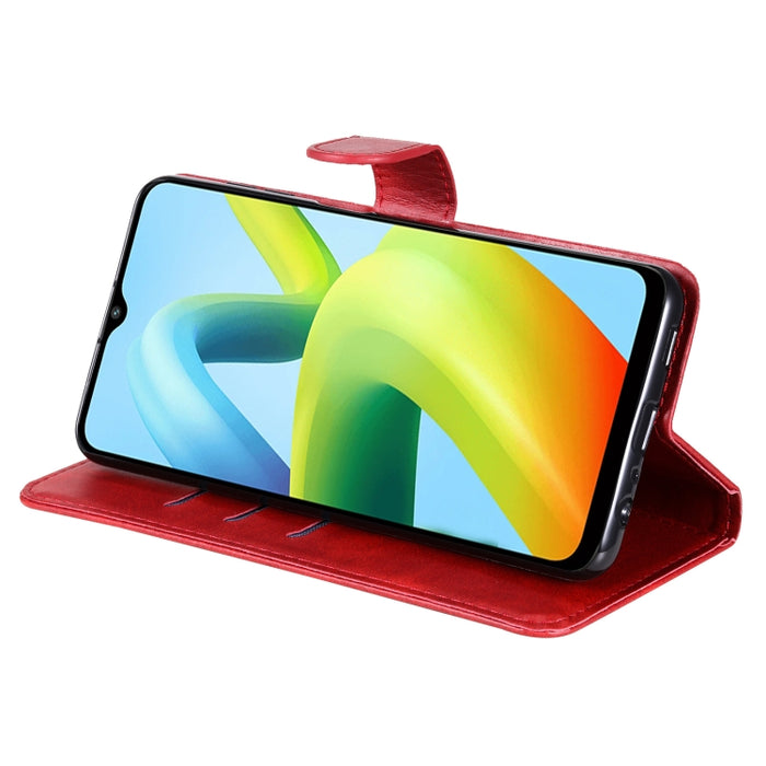 Estuche para teléfono de cuero con cremallera y textura de becerro, For Xiaomi Redmi A1+, For Xiaomi Redmi 11 Prime 4G, For Xiaomi Redmi Note 12 China, For Xiaomi Redmi Note 12 Pro 5G China, For Xiaomi Redmi Note 12 Pro+ China