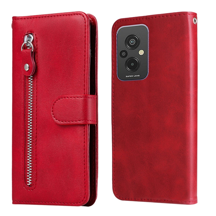 Estuche para teléfono de cuero con cremallera y textura de becerro, For Xiaomi Redmi A1+, For Xiaomi Redmi 11 Prime 4G, For Xiaomi Redmi Note 12 China, For Xiaomi Redmi Note 12 Pro 5G China, For Xiaomi Redmi Note 12 Pro+ China