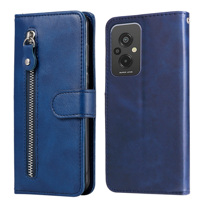 Estuche para teléfono de cuero con cremallera y textura de becerro, For Xiaomi Redmi A1+, For Xiaomi Redmi 11 Prime 4G, For Xiaomi Redmi Note 12 China, For Xiaomi Redmi Note 12 Pro 5G China, For Xiaomi Redmi Note 12 Pro+ China