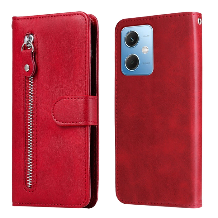 Estuche para teléfono de cuero con cremallera y textura de becerro, For Xiaomi Redmi A1+, For Xiaomi Redmi 11 Prime 4G, For Xiaomi Redmi Note 12 China, For Xiaomi Redmi Note 12 Pro 5G China, For Xiaomi Redmi Note 12 Pro+ China