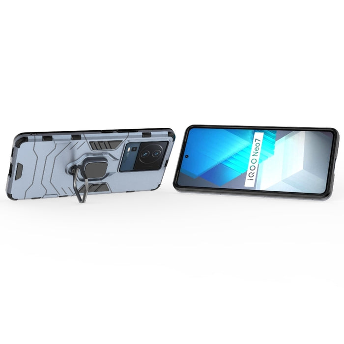 Funda protectora para teléfono PC + TPU a prueba de golpes con soporte de anillo magnético, For vivo iQOO Neo7, For Xiaomi Redmi Note 12 China, For Xiaomi Redmi Note 12 Pro 5G China, For Xiaomi Redmi Note 12 Pro+ China