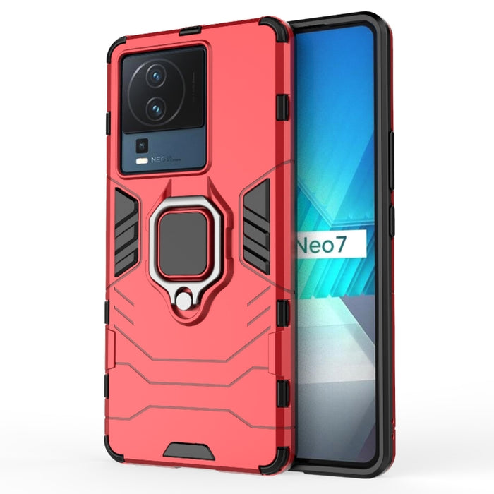 Funda protectora para teléfono PC + TPU a prueba de golpes con soporte de anillo magnético, For vivo iQOO Neo7, For Xiaomi Redmi Note 12 China, For Xiaomi Redmi Note 12 Pro 5G China, For Xiaomi Redmi Note 12 Pro+ China