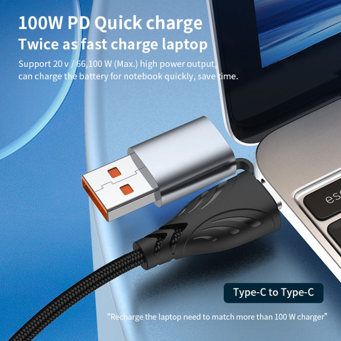 ADC-008 100W USB/Tipo-C a Tipo-C + 8 pines + Micro USB Dos a tres Cable de datos de carga rápida totalmente compatible