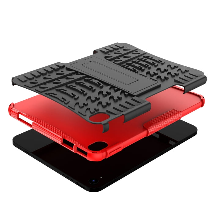 Tyre Texture TPU + PC Tablet Case con soporte