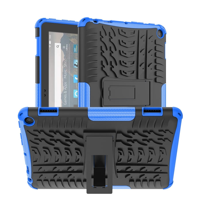 Tyre Texture TPU + PC Tablet Case con soporte