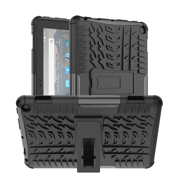 Tyre Texture TPU + PC Tablet Case con soporte