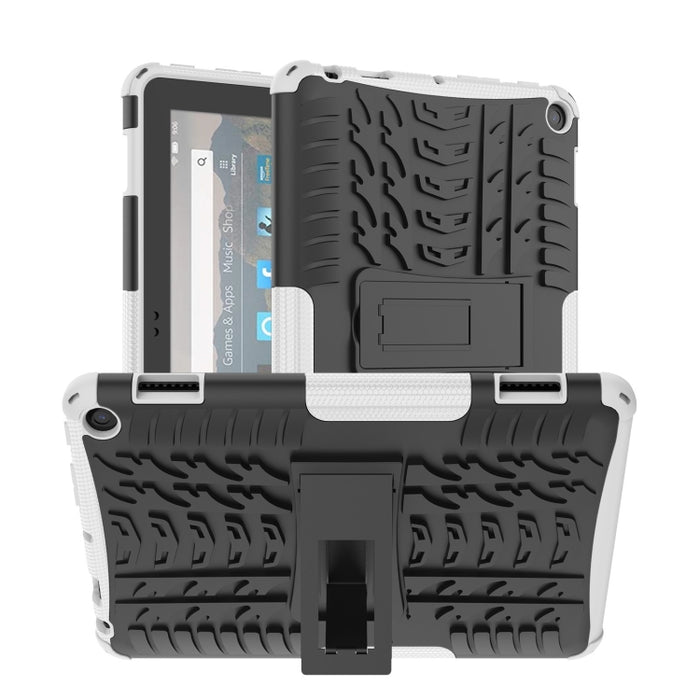 Tyre Texture TPU + PC Tablet Case con soporte