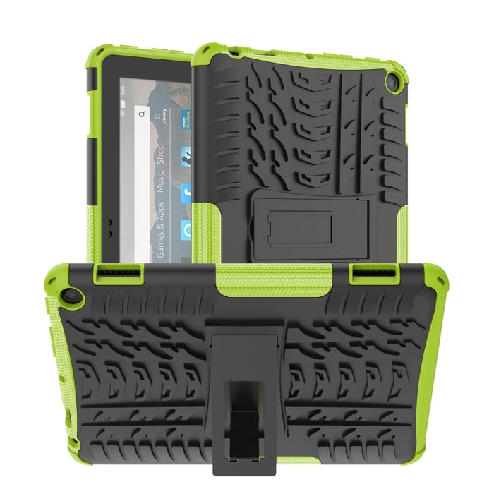 Tyre Texture TPU + PC Tablet Case con soporte