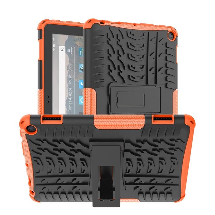 Tyre Texture TPU + PC Tablet Case con soporte