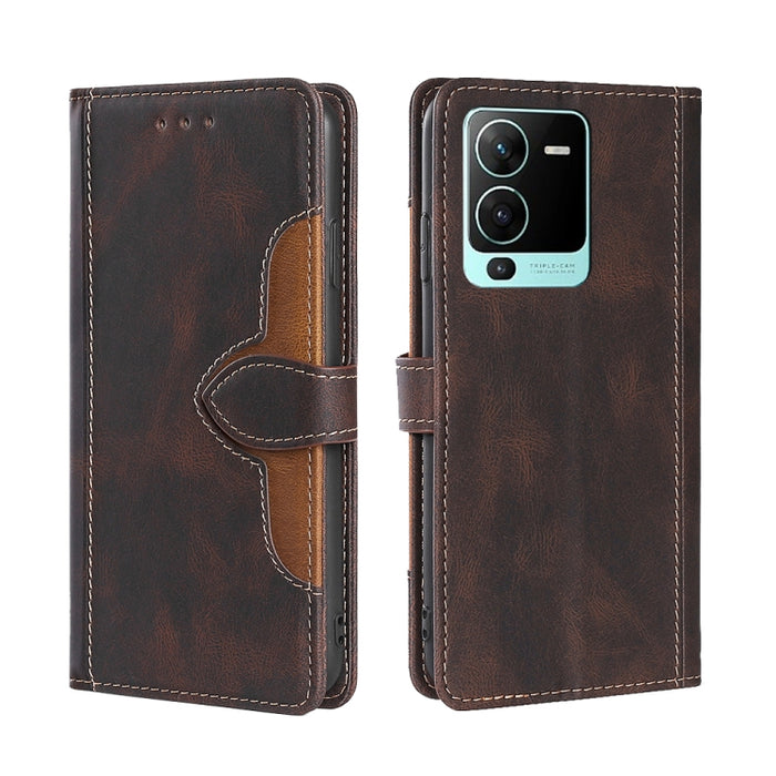 Estuche para teléfono de cuero con hebilla magnética y sensación de piel, For Motorola Moto G72 4G, For vivo V25 Pro 5G, For Xiaomi Redmi Note 12 China, For Xiaomi Redmi Note 12 Pro 5G China, For Xiaomi Redmi Note 12 Pro+ China, For Xiaomi Redmi A1+ 4G...