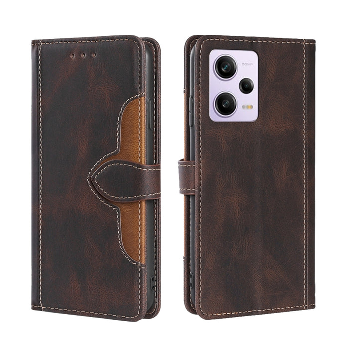 Estuche para teléfono de cuero con hebilla magnética y sensación de piel, For Motorola Moto G72 4G, For vivo V25 Pro 5G, For Xiaomi Redmi Note 12 China, For Xiaomi Redmi Note 12 Pro 5G China, For Xiaomi Redmi Note 12 Pro+ China, For Xiaomi Redmi A1+ 4G...
