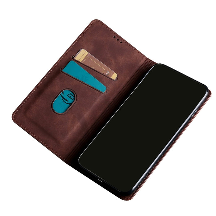 Estuche para teléfono de cuero con tapa horizontal magnética con sensación de piel, For Motorola Moto G72 4G, For vivo V25 Pro 5G, For Xiaomi Redmi Note 12 China, For Xiaomi Redmi Note 12 Pro 5G China, For Xiaomi Redmi Note 12 Pro+ China               ...