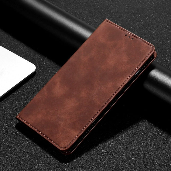 Estuche para teléfono de cuero con tapa horizontal magnética con sensación de piel, For Motorola Moto G72 4G, For vivo V25 Pro 5G, For Xiaomi Redmi Note 12 China, For Xiaomi Redmi Note 12 Pro 5G China, For Xiaomi Redmi Note 12 Pro+ China               ...