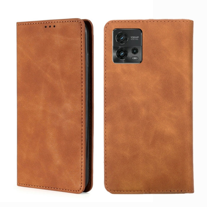 Estuche para teléfono de cuero con tapa horizontal magnética con sensación de piel, For Motorola Moto G72 4G, For vivo V25 Pro 5G, For Xiaomi Redmi Note 12 China, For Xiaomi Redmi Note 12 Pro 5G China, For Xiaomi Redmi Note 12 Pro+ China               ...