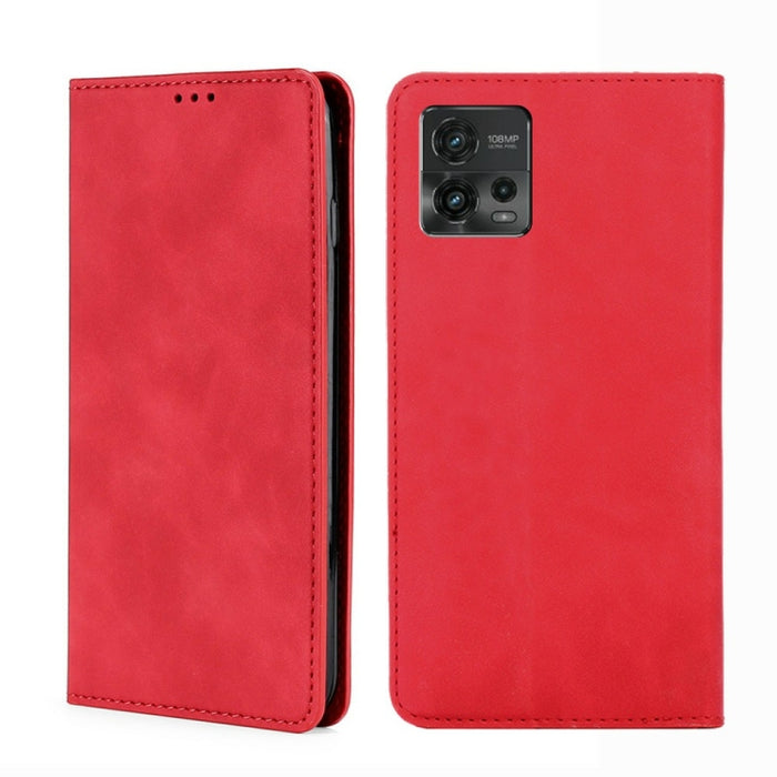 Estuche para teléfono de cuero con tapa horizontal magnética con sensación de piel, For Motorola Moto G72 4G, For vivo V25 Pro 5G, For Xiaomi Redmi Note 12 China, For Xiaomi Redmi Note 12 Pro 5G China, For Xiaomi Redmi Note 12 Pro+ China               ...