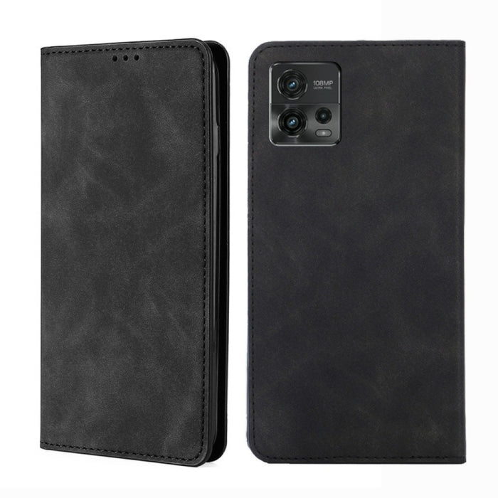 Estuche para teléfono de cuero con tapa horizontal magnética con sensación de piel, For Motorola Moto G72 4G, For vivo V25 Pro 5G, For Xiaomi Redmi Note 12 China, For Xiaomi Redmi Note 12 Pro 5G China, For Xiaomi Redmi Note 12 Pro+ China               ...