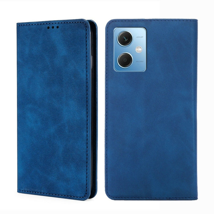 Estuche para teléfono de cuero con tapa horizontal magnética con sensación de piel, For Motorola Moto G72 4G, For vivo V25 Pro 5G, For Xiaomi Redmi Note 12 China, For Xiaomi Redmi Note 12 Pro 5G China, For Xiaomi Redmi Note 12 Pro+ China               ...