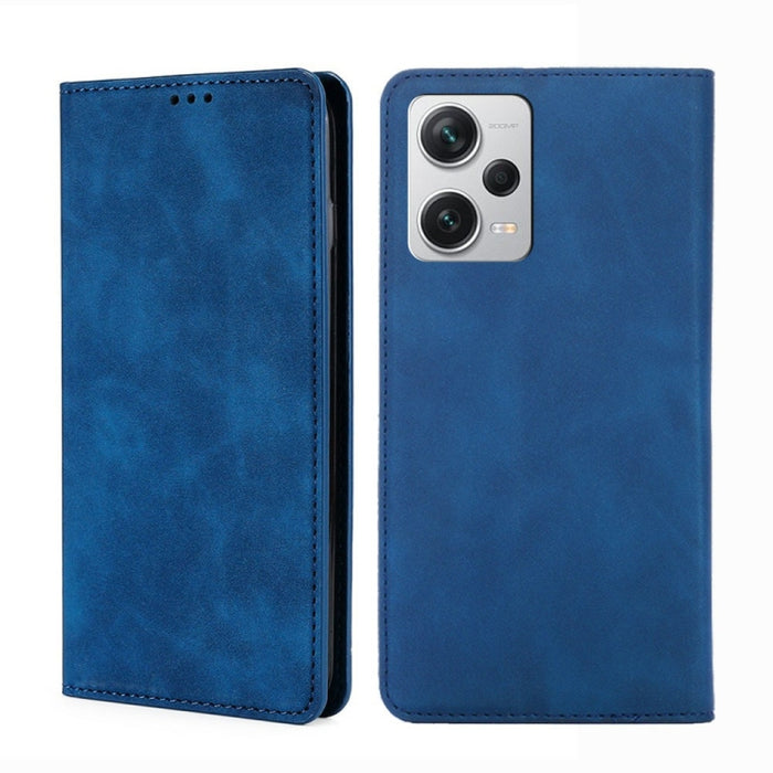 Estuche para teléfono de cuero con tapa horizontal magnética con sensación de piel, For Motorola Moto G72 4G, For vivo V25 Pro 5G, For Xiaomi Redmi Note 12 China, For Xiaomi Redmi Note 12 Pro 5G China, For Xiaomi Redmi Note 12 Pro+ China               ...