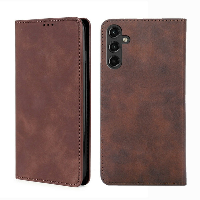 Estuche para teléfono de cuero con tapa horizontal magnética con sensación de piel, For Motorola Moto G72 4G, For vivo V25 Pro 5G, For Xiaomi Redmi Note 12 China, For Xiaomi Redmi Note 12 Pro 5G China, For Xiaomi Redmi Note 12 Pro+ China               ...
