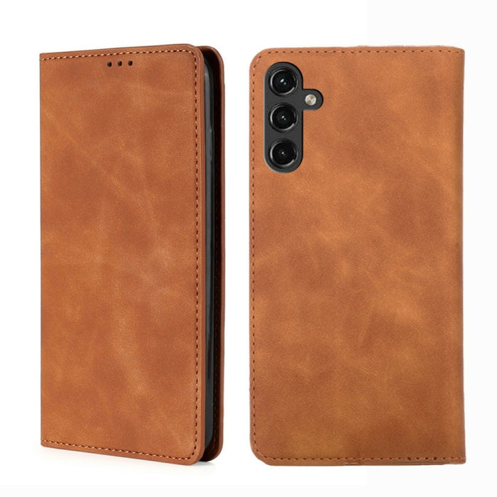 Estuche para teléfono de cuero con tapa horizontal magnética con sensación de piel, For Motorola Moto G72 4G, For vivo V25 Pro 5G, For Xiaomi Redmi Note 12 China, For Xiaomi Redmi Note 12 Pro 5G China, For Xiaomi Redmi Note 12 Pro+ China               ...