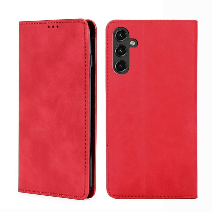 Estuche para teléfono de cuero con tapa horizontal magnética con sensación de piel, For Motorola Moto G72 4G, For vivo V25 Pro 5G, For Xiaomi Redmi Note 12 China, For Xiaomi Redmi Note 12 Pro 5G China, For Xiaomi Redmi Note 12 Pro+ China               ...