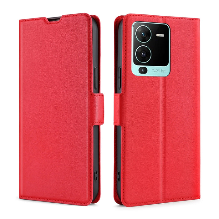 Estuche para teléfono de cuero con tapa horizontal y hebilla lateral ultradelgada de voltaje, For Motorola Moto G72 4G, For vivo V25 Pro 5G, For Xiaomi Redmi Note 12 China, For Xiaomi Redmi Note 12 Pro 5G China, For Xiaomi Redmi Note 12 Pro+ China     ...