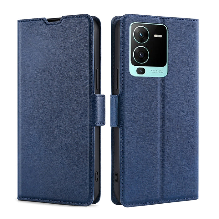 Estuche para teléfono de cuero con tapa horizontal y hebilla lateral ultradelgada de voltaje, For Motorola Moto G72 4G, For vivo V25 Pro 5G, For Xiaomi Redmi Note 12 China, For Xiaomi Redmi Note 12 Pro 5G China, For Xiaomi Redmi Note 12 Pro+ China     ...