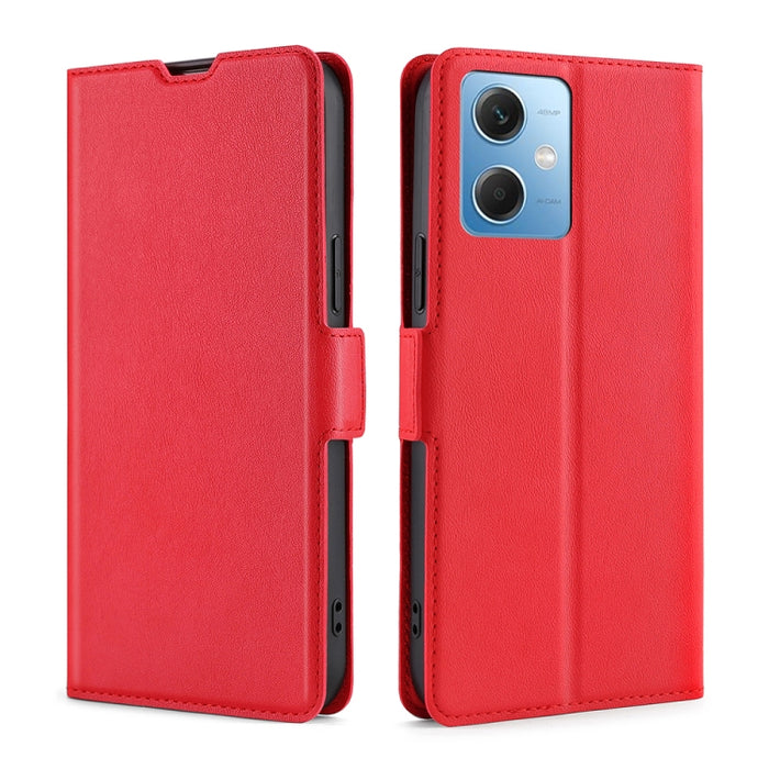 Estuche para teléfono de cuero con tapa horizontal y hebilla lateral ultradelgada de voltaje, For Motorola Moto G72 4G, For vivo V25 Pro 5G, For Xiaomi Redmi Note 12 China, For Xiaomi Redmi Note 12 Pro 5G China, For Xiaomi Redmi Note 12 Pro+ China     ...