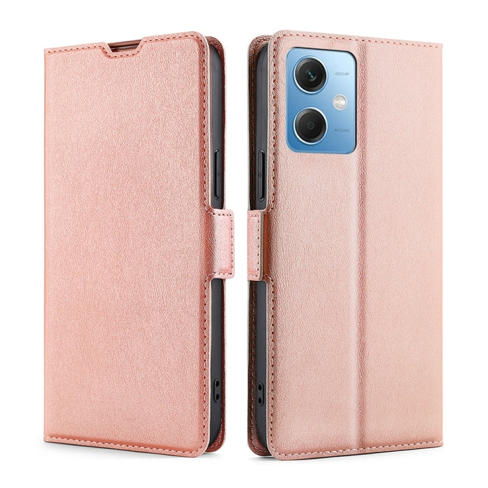 Estuche para teléfono de cuero con tapa horizontal y hebilla lateral ultradelgada de voltaje, For Motorola Moto G72 4G, For vivo V25 Pro 5G, For Xiaomi Redmi Note 12 China, For Xiaomi Redmi Note 12 Pro 5G China, For Xiaomi Redmi Note 12 Pro+ China     ...