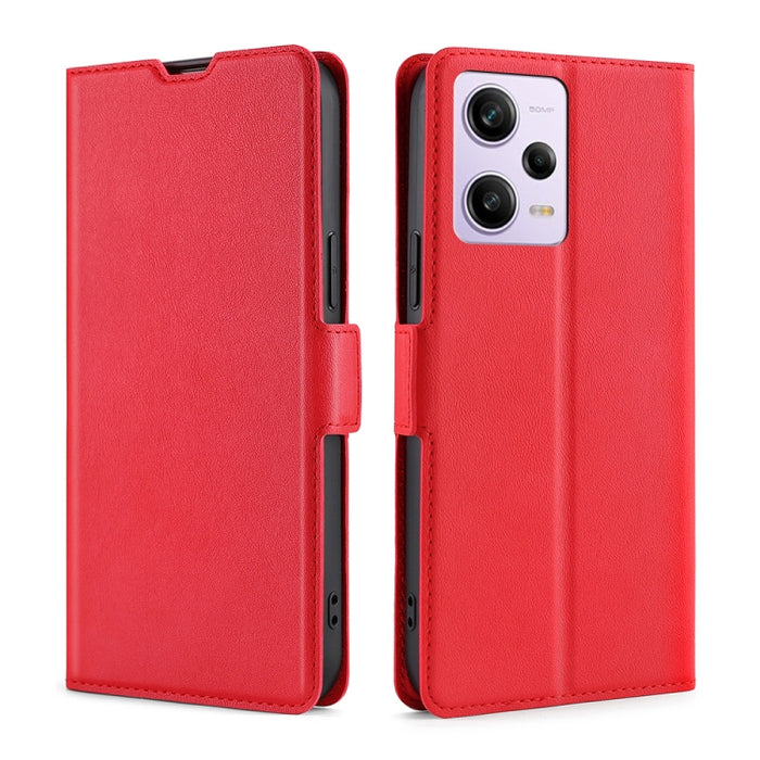 Estuche para teléfono de cuero con tapa horizontal y hebilla lateral ultradelgada de voltaje, For Motorola Moto G72 4G, For vivo V25 Pro 5G, For Xiaomi Redmi Note 12 China, For Xiaomi Redmi Note 12 Pro 5G China, For Xiaomi Redmi Note 12 Pro+ China     ...