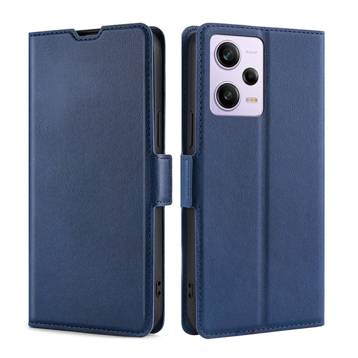 Estuche para teléfono de cuero con tapa horizontal y hebilla lateral ultradelgada de voltaje, For Motorola Moto G72 4G, For vivo V25 Pro 5G, For Xiaomi Redmi Note 12 China, For Xiaomi Redmi Note 12 Pro 5G China, For Xiaomi Redmi Note 12 Pro+ China     ...