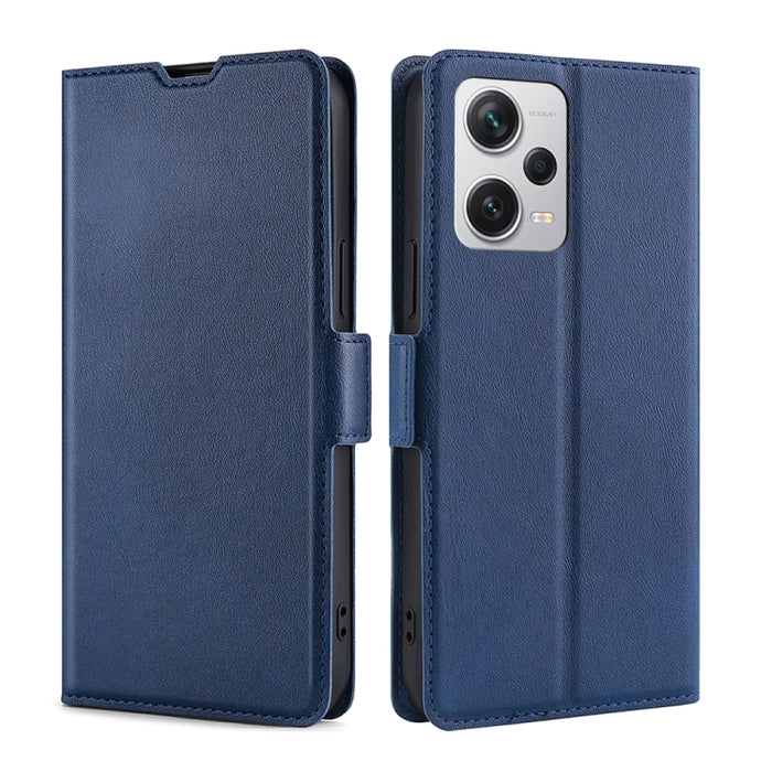 Estuche para teléfono de cuero con tapa horizontal y hebilla lateral ultradelgada de voltaje, For Motorola Moto G72 4G, For vivo V25 Pro 5G, For Xiaomi Redmi Note 12 China, For Xiaomi Redmi Note 12 Pro 5G China, For Xiaomi Redmi Note 12 Pro+ China     ...