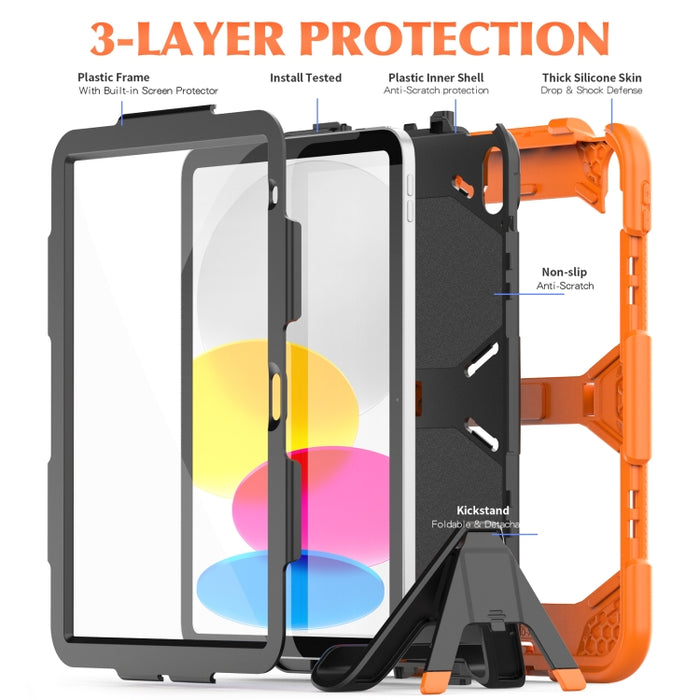Funda rígida de silicona resistente para PC con soporte