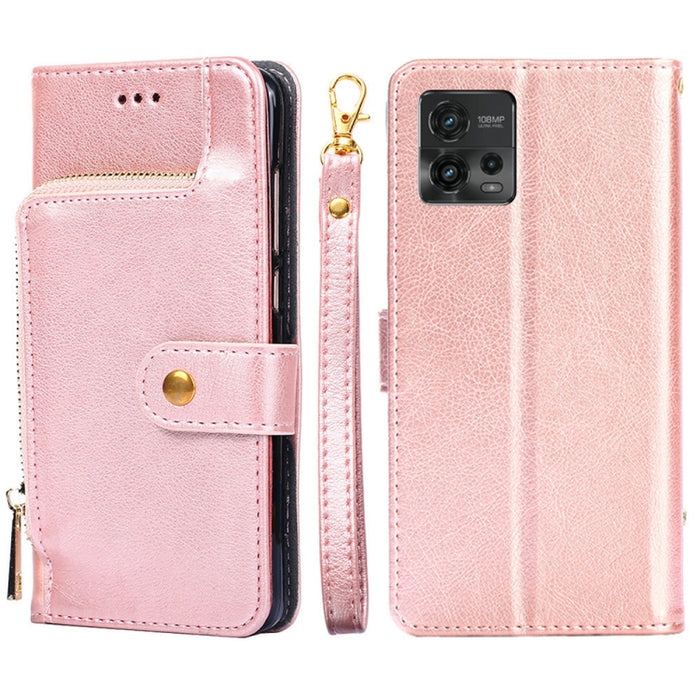 Funda de cuero con cremallera para teléfono, For Motorola Moto G72 4G, For vivo V25 Pro 5G, For Xiaomi Redmi Note 12 China, For Xiaomi Redmi Note 12 Pro 5G China, For Xiaomi Redmi Note 12 Pro+ China, For Xiaomi Redmi A1+ 4G                             ...