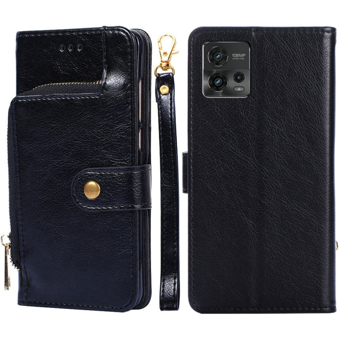 Funda de cuero con cremallera para teléfono, For Motorola Moto G72 4G, For vivo V25 Pro 5G, For Xiaomi Redmi Note 12 China, For Xiaomi Redmi Note 12 Pro 5G China, For Xiaomi Redmi Note 12 Pro+ China, For Xiaomi Redmi A1+ 4G                             ...