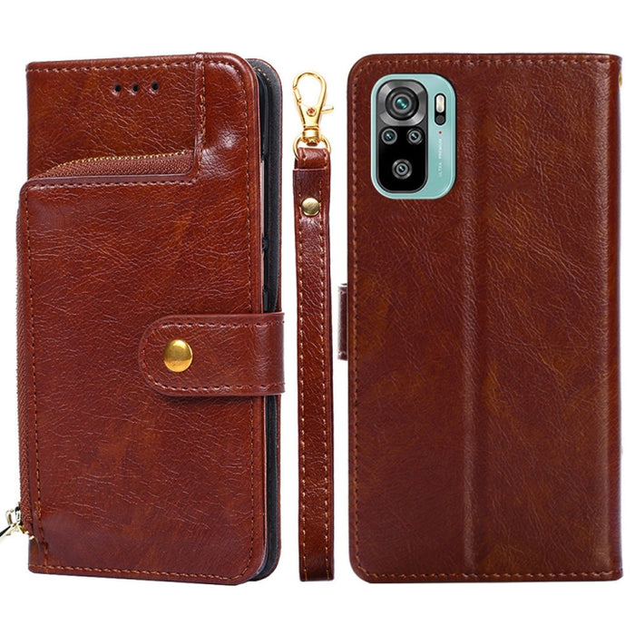 Funda de cuero con cremallera para teléfono, For Motorola Moto G72 4G, For vivo V25 Pro 5G, For Xiaomi Redmi Note 12 China, For Xiaomi Redmi Note 12 Pro 5G China, For Xiaomi Redmi Note 12 Pro+ China, For Xiaomi Redmi A1+ 4G                             ...