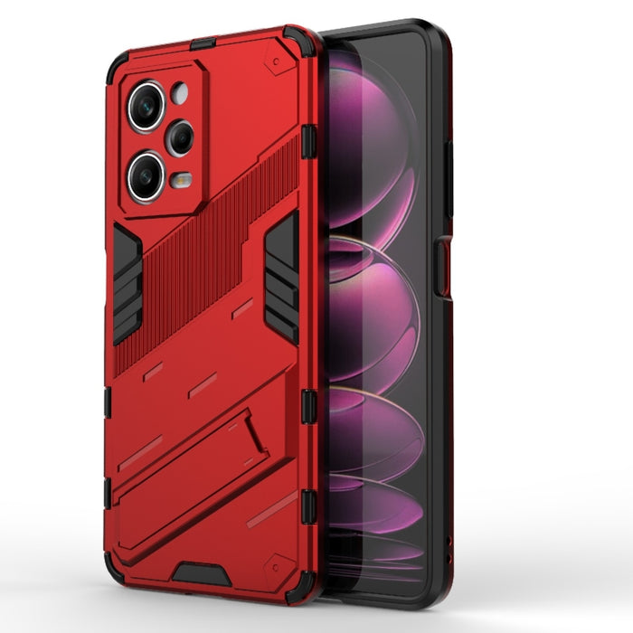 Punk Armor 2 en 1 PC + TPU Phone Case con soporte invisible, For vivo iQOO Neo7, For Xiaomi Redmi Note 12 China / Note 12 5G India, For Xiaomi Redmi Note 12 Pro 5G China / Note 12 Pro 5G Speed, For Xiaomi Redmi Note 12 Pro+ China