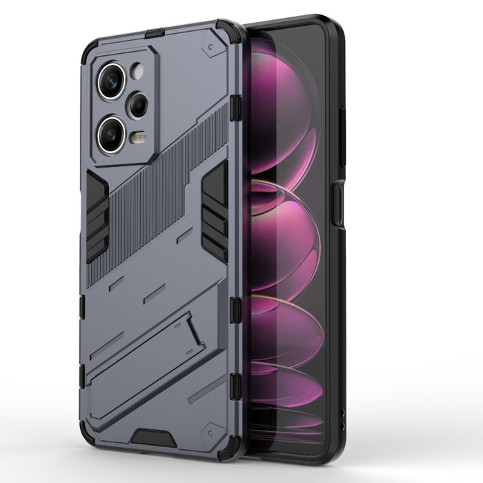 Punk Armor 2 en 1 PC + TPU Phone Case con soporte invisible, For vivo iQOO Neo7, For Xiaomi Redmi Note 12 China / Note 12 5G India, For Xiaomi Redmi Note 12 Pro 5G China / Note 12 Pro 5G Speed, For Xiaomi Redmi Note 12 Pro+ China