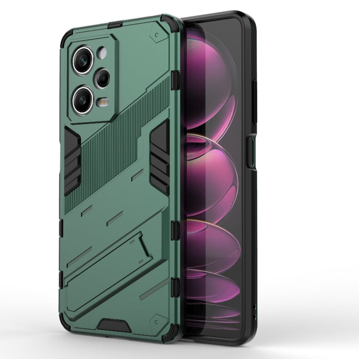 Punk Armor 2 en 1 PC + TPU Phone Case con soporte invisible, For vivo iQOO Neo7, For Xiaomi Redmi Note 12 China / Note 12 5G India, For Xiaomi Redmi Note 12 Pro 5G China / Note 12 Pro 5G Speed, For Xiaomi Redmi Note 12 Pro+ China
