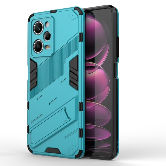 Punk Armor 2 en 1 PC + TPU Phone Case con soporte invisible, For vivo iQOO Neo7, For Xiaomi Redmi Note 12 China / Note 12 5G India, For Xiaomi Redmi Note 12 Pro 5G China / Note 12 Pro 5G Speed, For Xiaomi Redmi Note 12 Pro+ China