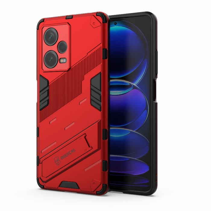 Punk Armor 2 en 1 PC + TPU Phone Case con soporte invisible, For vivo iQOO Neo7, For Xiaomi Redmi Note 12 China / Note 12 5G India, For Xiaomi Redmi Note 12 Pro 5G China / Note 12 Pro 5G Speed, For Xiaomi Redmi Note 12 Pro+ China