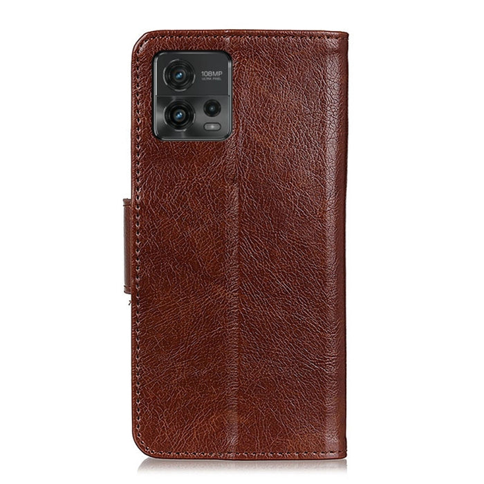 Estuche para teléfono de cuero con textura de napa, For Motorola Moto G72, For Xiaomi Redmi Note 12 Pro+ China, For Huawei nova 10 SE