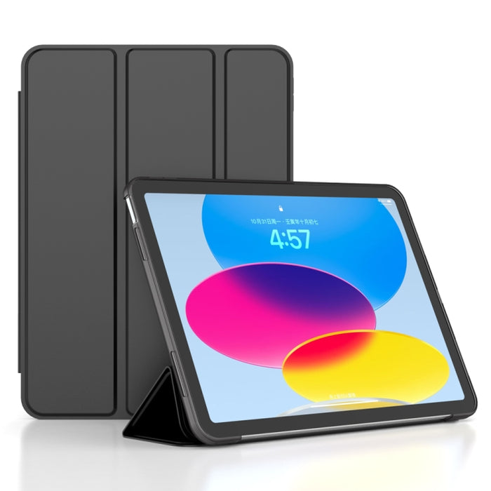 Estuche para tableta inteligente de cuero TPU de 3 pliegues