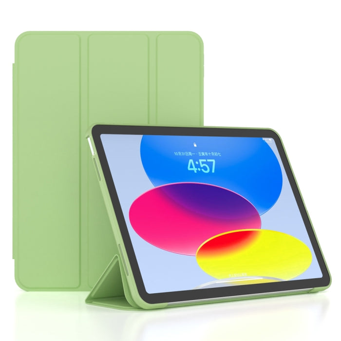 Estuche para tableta inteligente de cuero TPU de 3 pliegues