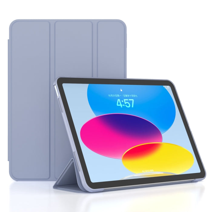 Estuche para tableta inteligente de cuero TPU de 3 pliegues