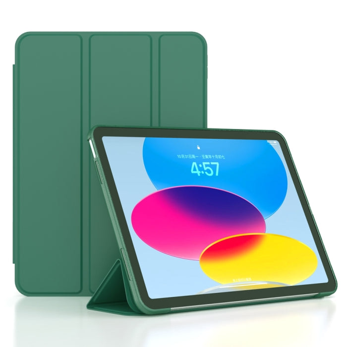 Estuche para tableta inteligente de cuero TPU de 3 pliegues